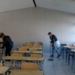 Apoderados trabajando