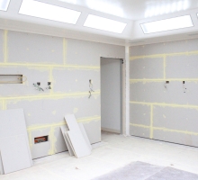 Clinica Bicentenario, Santiago, Etapa Instalación Safeboard®