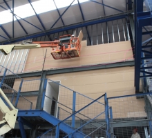 Prodinsa, Fabrica de cables de acero, Maipú, Habilitación de Oficinas y Auditorio, Silentboard, Diamant®